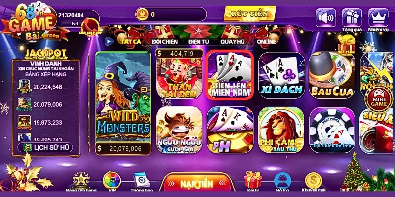 tiến lên online Thành viên tìm và chọn vào game tiến lên miền Nam