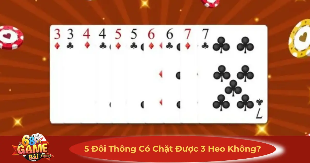 5 Đôi Thông Có Chặt Được 3 Heo Không? Cách Dùng Hiệu Quả 2 Luật Chặt Heo Khi Có 5 Đôi Thông Trong Tiến Lên Miền Nam